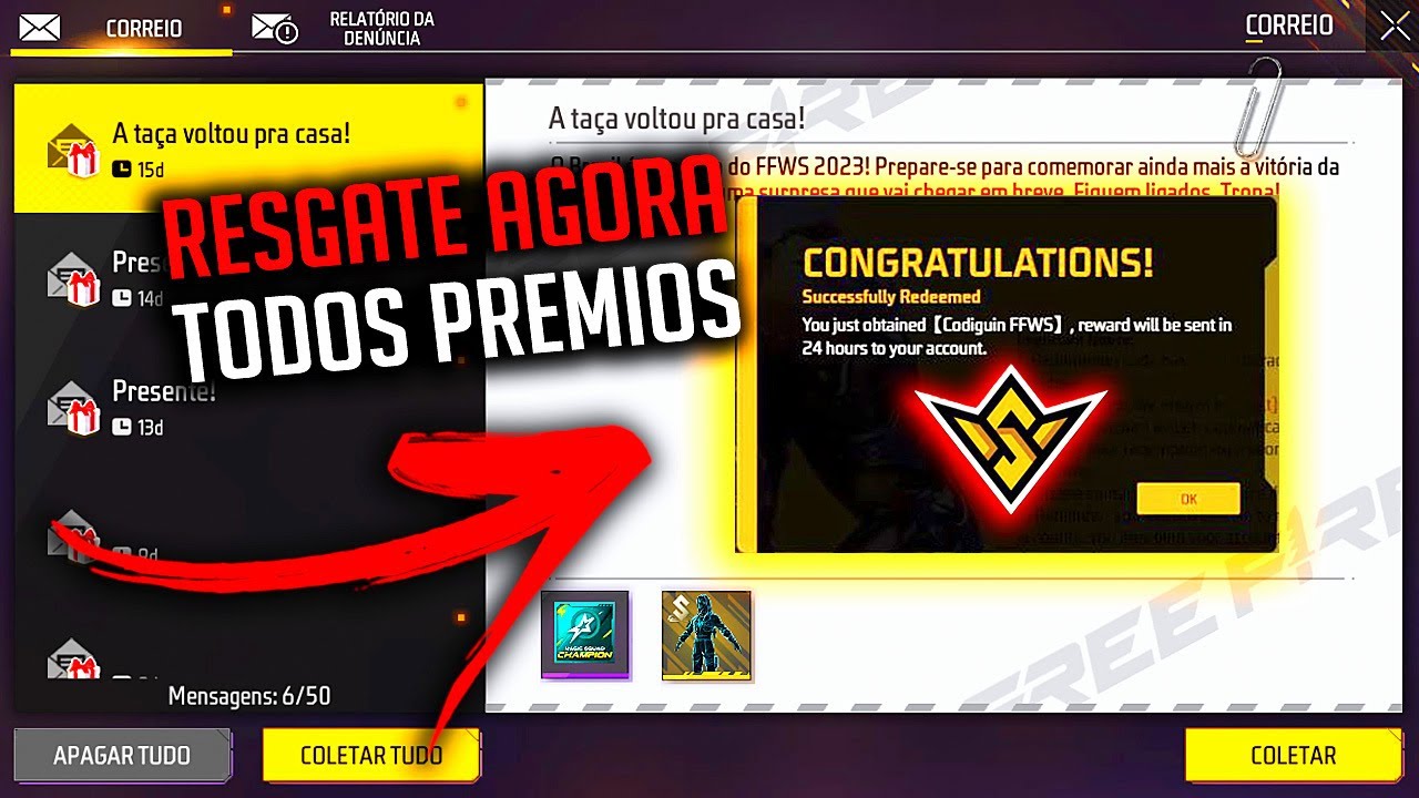 CORRE! RESGATE GRÁTIS LISTA DE CODIGUIN METAFÍSICO! COMO RESGATAR CODIGO  INFINITO 2023 FREE FIRE ff 